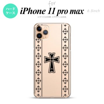 iPhone11ProMax iPhone11pro max スマホケース ハードケース ゴシック クリア 黒 メンズ レディース nk-i11pm-1005