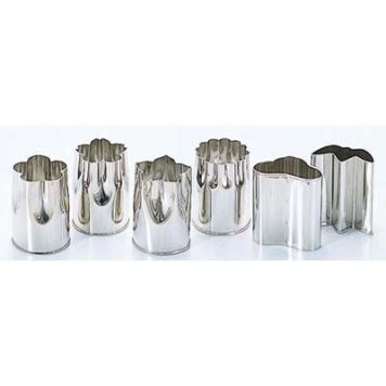 18-8 野菜抜型 6Pcsセット 大 №131 KND-082009