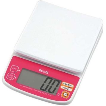 タニタ デジタルクッキングスケール 2㎏ KD-196 ピンク EBM-5505000