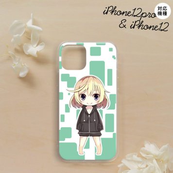 iPhone12/iPhone12pro iPhone12 / iPhone12pro スマホケース ソフトケース 女の子 C 緑 メンズ レディース nk-i12-tp1339