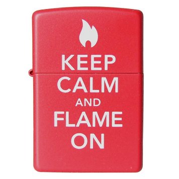 ZIPPO ジッポー ライター KEEP CALM AND FLAME キープカームアンドフレイム 28671 #28671 アウトドア レジャースポーツ