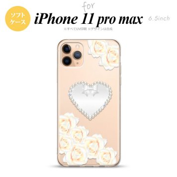 iPhone11ProMax iPhone11pro max スマホケース ソフトケース ハート D 白 メンズ レディース nk-i11pm-tp231