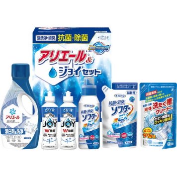 【送料無料・包装無料・のし無料】ギフト工房 抗菌除菌・アリエール&ジョイセット SAJ-30X(A4) ギフト 敬老の日 入学祝い 卒業祝い 就職祝い 結婚祝い 誕生日 出産祝い 引越祝い 香典返し 新盆 初盆 御礼 お中元 内祝い 快気祝い ご挨拶 志 法事