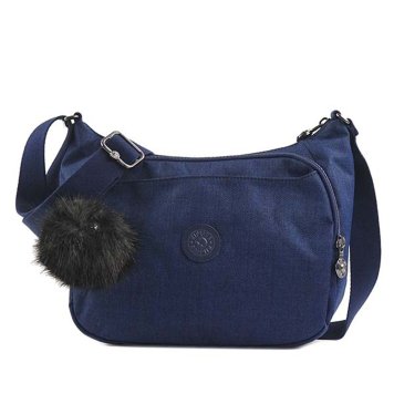 キプリング Kipling ショルダーバッグ K12588 48G CAI カイ 斜めがけバッグ COTTON INDIGO インディゴブルー系