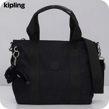 キプリング トートバッグ レディース ブランド Kipling アッセーニ ミニ ミニトートバッグ ロゴ ワンポイント 無地 2WAY KI7149-P39 Black Noir 黒