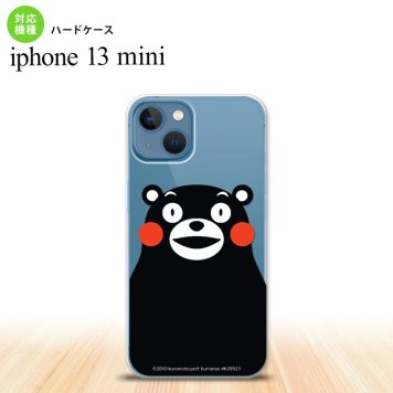 iPhone13mini iPhone13 mini ケース ハードケース くまモン アップ 黒  nk-i13m-km09