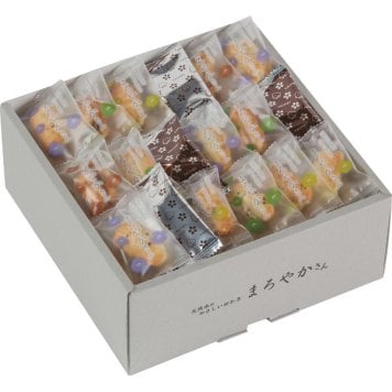 天然水おかき まろやかさん [26-7509-031] TM-25SN おかき せんべい 和菓子 詰め合わせ 個包装 国産もち米使用 3種 塩味 欧風風 あまから醤油 贈り物 お祝い お返し 内祝い 出産 結婚 快気 プレゼント ギフト