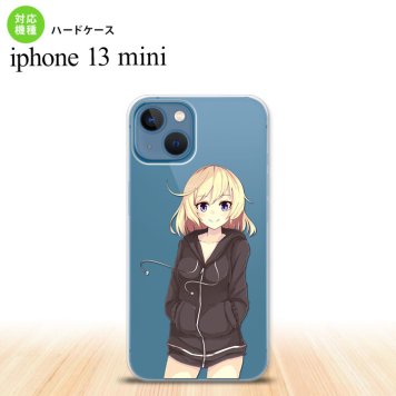 iPhone13mini iPhone13 mini ケース ハードケース 女の子 A クリア  nk-i13m-1321