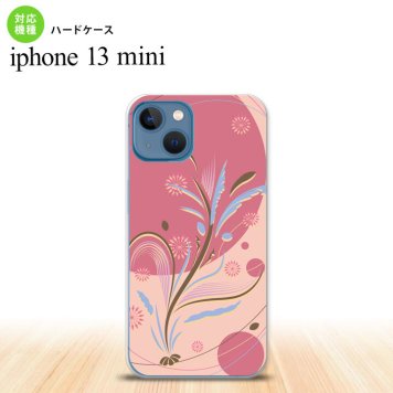 iPhone13mini iPhone13 mini ケース ハードケース 和柄 ピンク  nk-i13m-1227