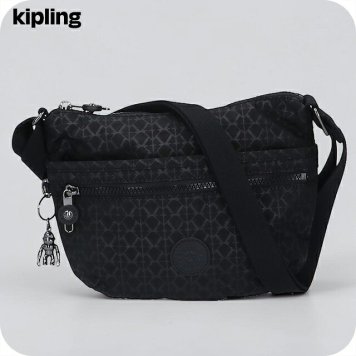 キプリング ショルダーバッグ レディース ブランド Kipling アルト S K10146-K59 Signature Emb 黒