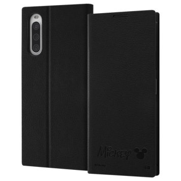Xperia 10 IV 『ディズニーキャラクター』/耐衝撃 手帳型レザーケース サイドマグネット/ミッキーマウス ※送料無料(ポスト投函)