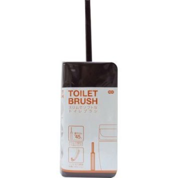 オーエ スリムでソフトなトイレブラシ ケース付 ブラウン 1コ入 4901065813177