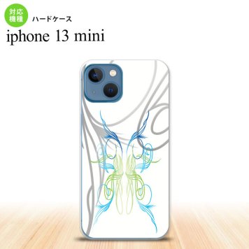 iPhone13mini iPhone13 mini ケース ハードケース ピンスト 白 ブルー グリーン  nk-i13m-1245