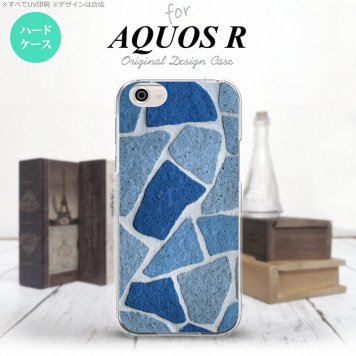 【SH03J】【スマホケース/スマホカバー】【アクオス R】SH03J スマホケース AQUOS R SH-03J カバー アクオス R 石畳 青 nk-sh03j-734【メール便送料無料】