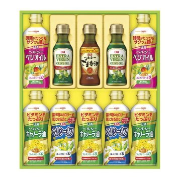 【ギフト対応無料】お歳暮 日清オイリオ オリーブオイル&バラエティオイルギフト (OV-50A) ※送料無料(北海道・沖縄は除く)