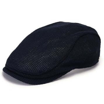 帽子 STETSON (ステットソン) ハンチング メンズ 春夏 手洗いOK 綿ニット 柔らかく通気性 大きいサイズ 持ち運び 帽子 夏 ハンチング ブランド 日本製 ネイビー 濃紺 シルエット 細身
