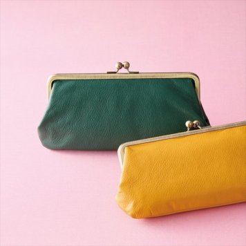 0 牛革親子がま口長財布　グリーン 8184-03  内祝 内祝い お祝 御祝 記念品 出産内祝い プレゼント 快気祝い 粗供養 引出物