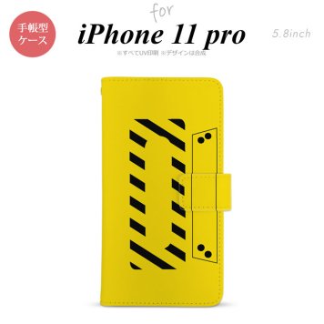 iPhone11Pro iPhone11 Pro 手帳型スマホケース カバー カセットテープ 黄  nk-004s-i11p-dr190