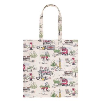 キャスキッドソン トートバッグ 913560 105265716502102 コットン ブックバッグ ショルダートート IVORY/BILLIE GOES TO TOWN