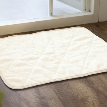 冬の贈り物ご挨拶  タオルバスマット 乾度良好R アイボリー 約35×60cm