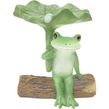 【ギフト対応無料】ハスの葉で雨宿りするカエル ダイカイ Copeau(コポー) コポーシリーズ かえる カエル 置物 オブジェ ※送料無料(北海道・沖縄は除く)