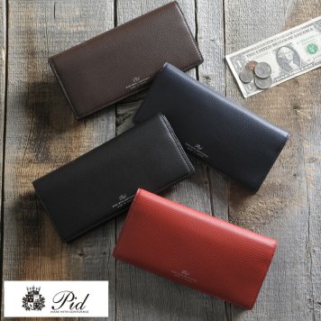 Pid サフィアーノレザー 長財布 小銭入れあり Foglia