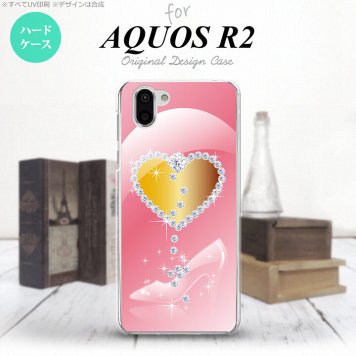 AQUOS R2 アクオス アール2 SH-03K SHV42 専用 スマホケース カバー ハードケース ハート（E） ピンク nk-r2-237[スマホ,スマホケース,スマホカバー,ケース,カバー,ジャケット]