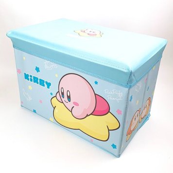 星のカービィキャラクターストレージBOX ワープスター ブルー 収納 お片付け スツール