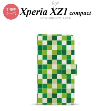 【手帳型 スマホ カバー ケース】【SO02K】【エクスペリア XZ1】手帳型 ケース SO-02K スマホ カバー Xperia XZ1 Compact エクスペリア スクエア 緑 nk-004s-so02k-dr1022【メール便送料無料】