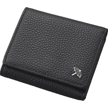 冬の贈り物ご挨拶  三つ折り財布 アーノルド・パーマー ブラック 9.5×9×2cm