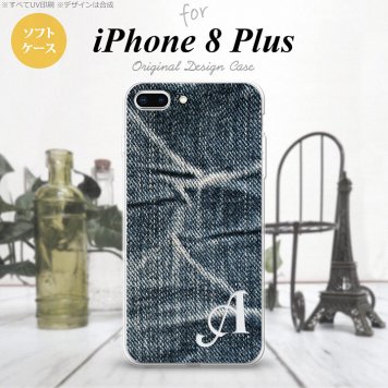 【iPhone8Plus】【スマホケース/スマホカバー】【アイフォン8プラス】iPhone8Plus スマホケース ケース アイフォン8プラス イニシャル ジーンズ  nk-ip8p-tp731ini【メール便送料無料】