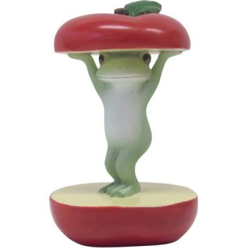 【ギフト対応無料】コポー りんごの間からカエル ダイカイ Copeau(コポー) コポーシリーズ かえる カエル 置物 オブジェ ※送料無料(北海道・沖縄は除く)