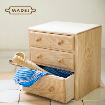 MADEJ マデイ Wood 小引き出し MDJ009[木製の小物収納 職人さんが丁寧に仕上げた卓上の引き出し 小物の整理整頓に]