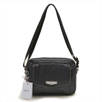 キプリング Kipling 斜めがけショルダーバッグ ポシェット MERISSA Night Metal ブラック系 K15505 38H