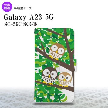 Galaxy A23 GalaxyA23 手帳型スマホケース カバー フクロウ 2022年 10月発売 nk-004s-a23-dr1094