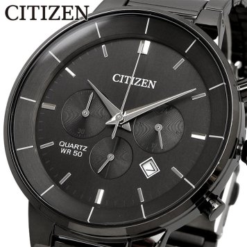 CITIZEN 腕時計 ズシチン 時計 ウォッチ クロノグラフ クオーツ メンズ ガンメタリック 海外モデル AN8227-53H [並行輸入品]