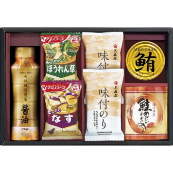 【送料無料・包装無料・のし無料】アマノフーズ&大森屋味付のりギフト NYO-COR(A4) ギフト 敬老の日 入学祝い 卒業祝い 就職祝い 結婚祝い 誕生日 出産祝い 引越祝い 香典返し 新盆 初盆 御礼 お中元 内祝い 快気祝い ご挨拶 志 法事