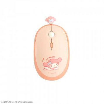 サンリオ マイメロディ Bluetooth マウス ワイヤレス 無線 マルチペアリング 3台切替 4ボタン 静音設計 左右対称 PC 周辺機器 キャラクター グッズ SANG-558MM サンリオ正規ライセンス品