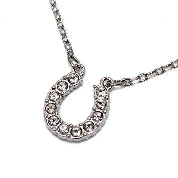スワロフスキー swarovski ネックレス Towards 蹄鉄 5422290 トーズ ペンダント アクセサリー レディース シルバー+ホワイト 海外正規品