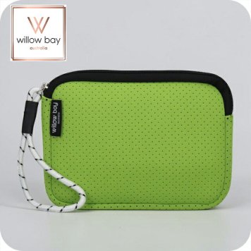 ウィローベイ ポーチ レディース ブランド WILLOWBAY リストレットクラッチ クラッチバッグ LIME