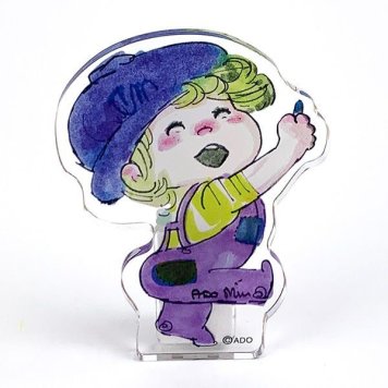 水森亜土 アクリルクリップ おえかき