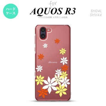 SH-04L SHV44 R3 AQUOS R3 スマホケース カバー ティアレ A 黄 nk-r3-1076
