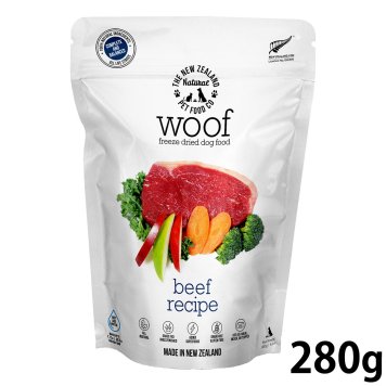 WOOF（ワフ） フリーズドライ ドッグフード ビーフ 280g 犬 ごはん 無添加