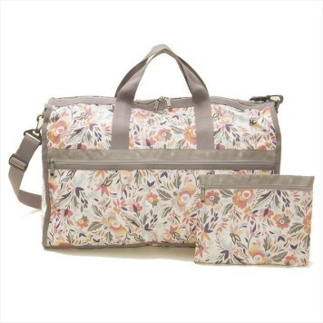 レスポートサック LeSportsac バッグ LARGE WEEKENDER 7185 E265 ラージウィークエンダー 2way ショルダー ボストンバッグ PAREO SAND フラワー柄ベージュ系