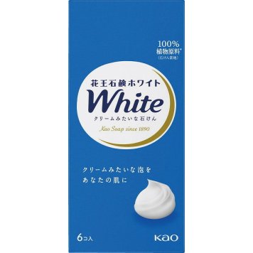 化粧石鹸 ホワイト 花王 石鹸ホワイト普通サイズ（６個） [26-0573-060] ＫＷー６ プレミアムギフト 贈り物 お祝い 内祝い 出産内祝い 結婚内祝い 快気祝い 新築祝い お返し 贈り物 プレゼント ギフト