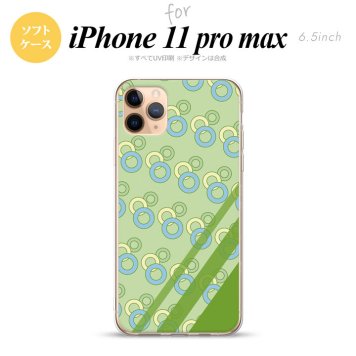 iPhone11ProMax iPhone11pro max スマホケース ソフトケース 丸 緑 メンズ レディース nk-i11pm-tp1662