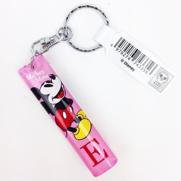 ディズニー ミッキー＆ミニー イニシャルキーホルダー E グッズ  (MCOR)