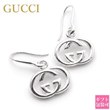 gucci ピアス レディース グッチ アクセサリー GGロゴ シルバー 223321 J8400 8106 正規品 シンプル ブランド 新品 年 ギフト プレゼント ギフト
