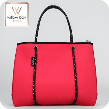 ウィローベイ トートバッグ レディース ブランド WILLOWBAY デイドリーマーウィズジップクロージャーフルサイズ マザーズバッグ  FUCHSIA PINK