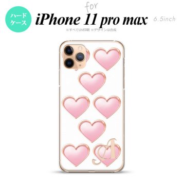 iPhone11ProMax iPhone11pro max スマホケース ハードケース ハート C 白 +アルファベット メンズ レディース nk-i11pm-175i